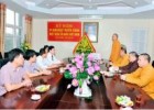 BTS Phật giáo tỉnh chúc mừng UB MTTQ nhân 87 năm ngày truyền thống