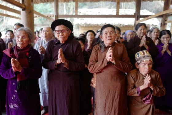 Nga Sơn: Lễ quy y Tam Bảo tại chùa Bạch Tượng 