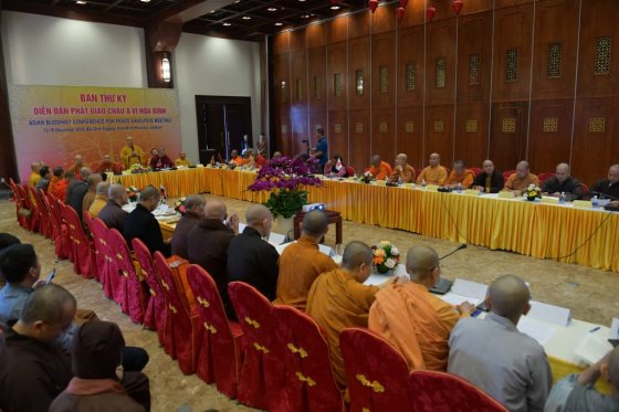 Ninh Bình: Phiên họp Ban Thư ký Diễn đàn Phật giáo châu Á vì Hòa bình tại chùa Bái Đính