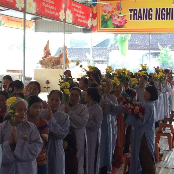 Các chùa trên địa bàn tỉnh tổ chức nhiều hoạt động kính mừng ngày Đức Phật Thành Đạo PL 2563