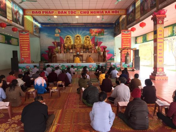 Các chùa trên địa bàn tỉnh tổ chức nhiều hoạt động kính mừng ngày Đức Phật Thành Đạo PL 2563