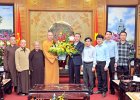 Ban Trị sự Phật giáo tỉnh thăm và chúc tết các Sở, Ban, Ngành trong tỉnh