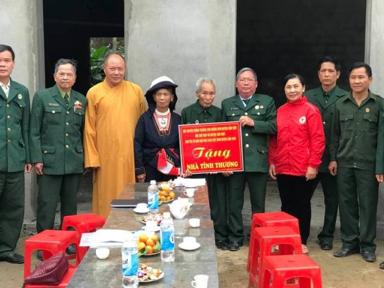Phật giáo Cẩm Thủy trao nhà tình nghĩa nhân dịp Tết cổ truyền Canh Tý 2020