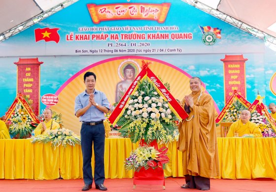 Bỉm Sơn: Hạ Trường Khánh Quang tổ chức Lễ Khai Pháp PL 2564 DL 2020