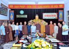 Ban Tôn giáo Chính phủ làm việc với Ban Trị sự Phật giáo tỉnh.