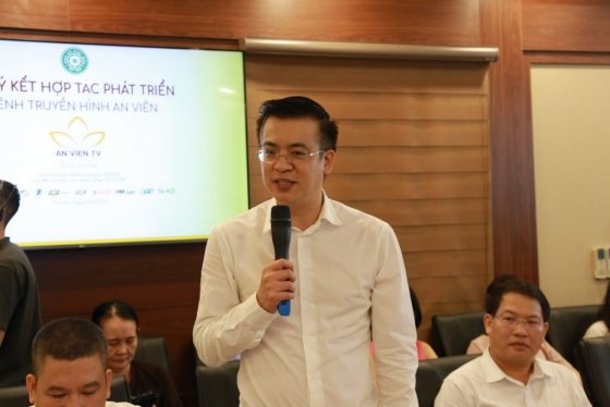 Hà Nội: Lễ ký kết hợp tác phát triển kênh Truyền hình An Viên
