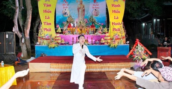 Bỉm Sơn: Chùa Khánh Quang tổ chức Đại Lễ  Vu Lan - Báo Hiếu PL 2559 11