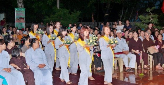 Bỉm Sơn: Chùa Khánh Quang tổ chức Đại Lễ  Vu Lan - Báo Hiếu PL 2559 13
