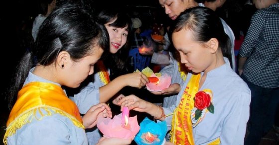 Bỉm Sơn: Chùa Khánh Quang tổ chức Đại Lễ  Vu Lan - Báo Hiếu PL 2559 22