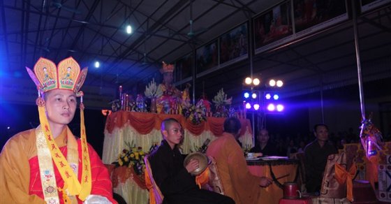 Chùa Khải Nam: Lễ an vị Phật và đàn lục cúng mông sơn thí thực 100