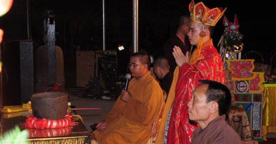 Chùa Khải Nam: Lễ an vị Phật và đàn lục cúng mông sơn thí thực 23