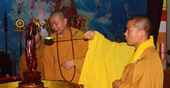 Chùm ảnh: Trang nghiêm tắm Phật tại chùa Thanh Hà 12