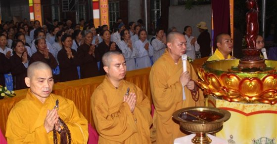Chùm ảnh: Trang nghiêm tắm Phật tại chùa Thanh Hà 7