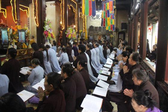 Lễ tạ đàn Dược Sư Thất Châu tại Chùa Thanh Hà