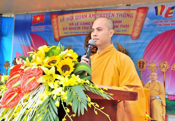 Nông Cống: Bổ nhiệm trụ trì chùa Vĩnh Thái và khai hội Quan âm truyền thống