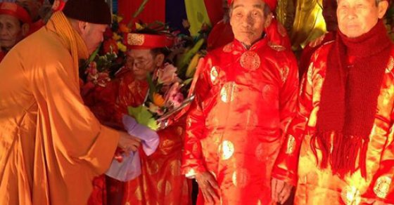 Sầm Sơn: Lễ mừng thọ các cụ cao niên tại chùa Khải Nam 19