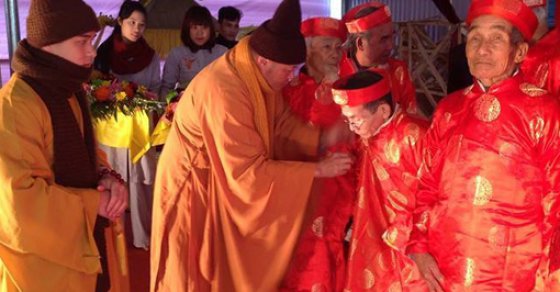 Sầm Sơn: Lễ mừng thọ các cụ cao niên tại chùa Khải Nam 20