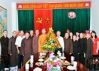 BTS Phật giáo tỉnh chúc mừng Ban Tôn giáo tỉnh Thanh Hóa