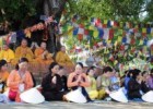 Khóa lễ tụng kinh tại vườn Lâm Tỳ Ni (Lumbini)