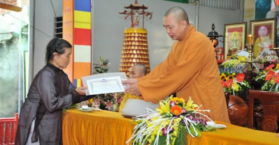 Thanh Hóa: Bế giảng lớp giáo lý dành cho cư sỹ Phật tử khóa thứ I năm thứ 10 26