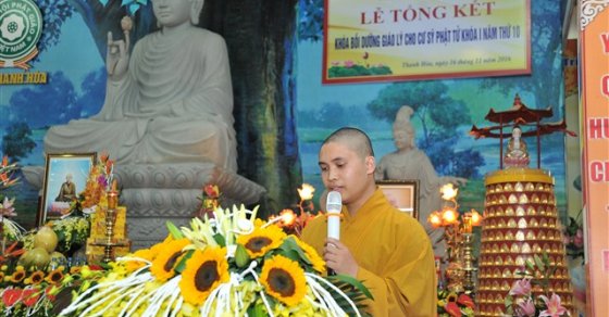 Thanh Hóa: Bế giảng lớp giáo lý dành cho cư sỹ Phật tử khóa thứ I năm thứ 10 4