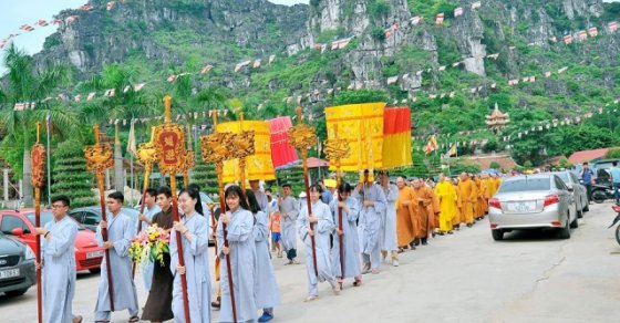 Thanh Hóa: Chùa Đại Bi tổ chức lễ thượng lương và đúc tượng Phật A Di Đà 19