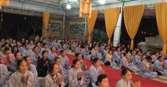 Thanh Hóa: Chùa Hưng Phúc tổ chức lễ Phật Thành Đạo Pl: 2559 12