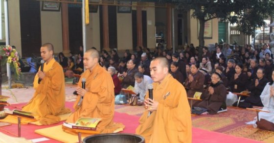 Thanh Hóa: Chùa Thanh Hà tổ chức Khóa tu Kính mừng ngày Đức Phật Thích Ca Mâu Ni thành đạo 10