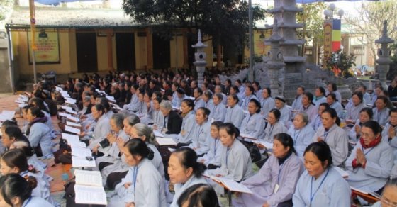 Thanh Hóa: Chùa Thanh Hà tổ chức Khóa tu Kính mừng ngày Đức Phật Thích Ca Mâu Ni thành đạo 12