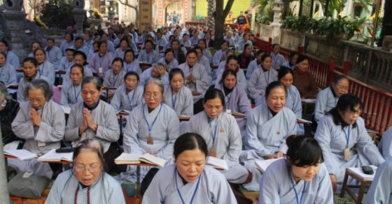 Thanh Hóa: Chùa Thanh Hà tổ chức Khóa tu Kính mừng ngày Đức Phật Thích Ca Mâu Ni thành đạo 13