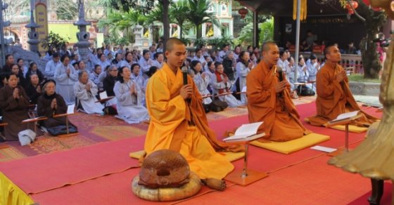 Thanh Hóa: Chùa Thanh Hà tổ chức Khóa tu Kính mừng ngày Đức Phật Thích Ca Mâu Ni thành đạo 14