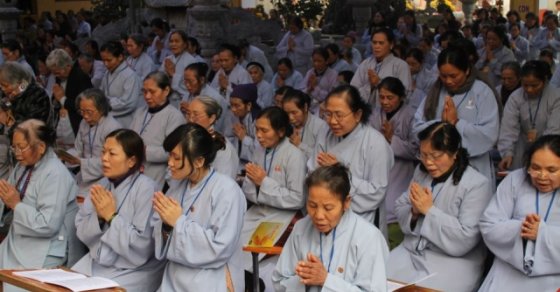 Thanh Hóa: Chùa Thanh Hà tổ chức Khóa tu Kính mừng ngày Đức Phật Thích Ca Mâu Ni thành đạo 15