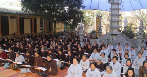 Thanh Hóa: Chùa Thanh Hà tổ chức Khóa tu Kính mừng ngày Đức Phật Thích Ca Mâu Ni thành đạo 17
