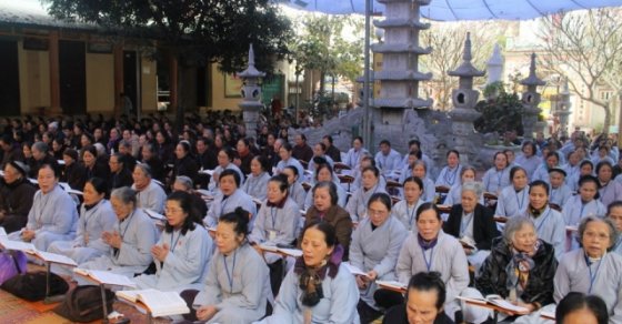 Thanh Hóa: Chùa Thanh Hà tổ chức Khóa tu Kính mừng ngày Đức Phật Thích Ca Mâu Ni thành đạo 19