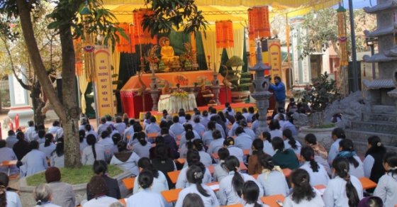 Thanh Hóa: Chùa Thanh Hà tổ chức Khóa tu Kính mừng ngày Đức Phật Thích Ca Mâu Ni thành đạo 8