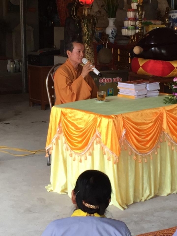 Thanh Hóa: ĐĐ. Thích Đạt Ma Phổ Giác chia sẻ pháp thoại  tại chùa Hưng Phúc 2
