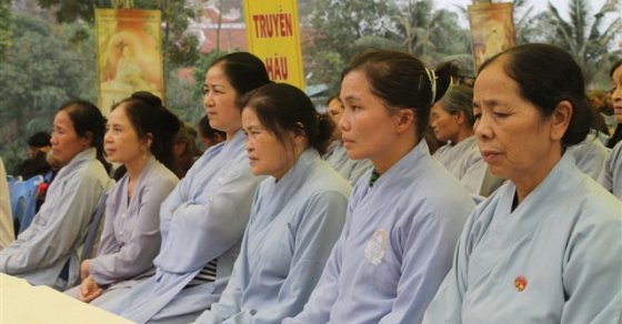 Thanh Hóa: ĐĐ. Thích Tuệ Minh thuyết giảng tại chùa Vĩnh Thái 32