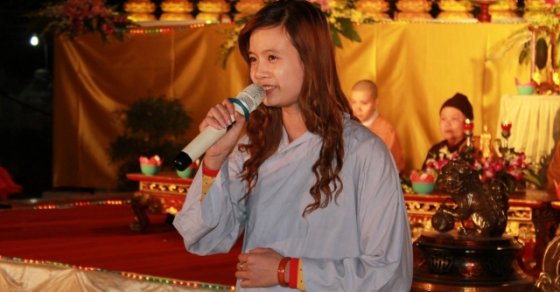 Thanh Hóa: Đêm hoa đăng vía Phật Di Đà tại chùa Đại Bi 14