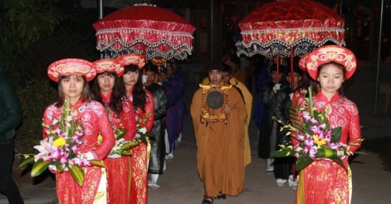 Thanh Hóa: Đêm hoa đăng vía Phật Di Đà tại chùa Đại Bi 5