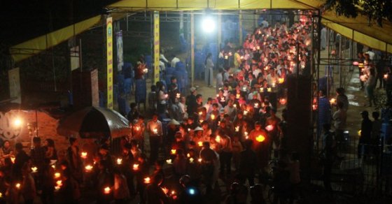 Thanh Hoá: Đêm văn nghệ và Lễ hội hoa đăng chùa Vĩnh Thái 56