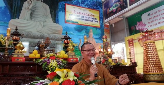 Thanh Hóa: Khai giảng lớp giáo lý dành cho cư sỹ Phật tử khóa thứ I năm thứ chín tại chùa Thanh Hà 4