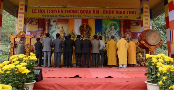 Thanh Hóa: Khai mạc lễ hội truyền thống Quan Âm chùa Vĩnh Thái năm 2016. 29