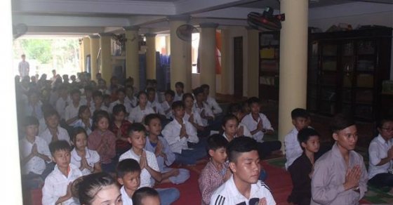 Thanh hóa: Khóa tu tuổi trẻ tại chùa Vĩnh Thái 15