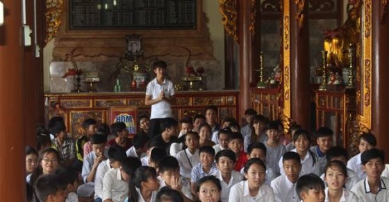 Thanh hóa: Khóa tu tuổi trẻ tại chùa Vĩnh Thái 18