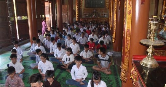 Thanh hóa: Khóa tu tuổi trẻ tại chùa Vĩnh Thái 28