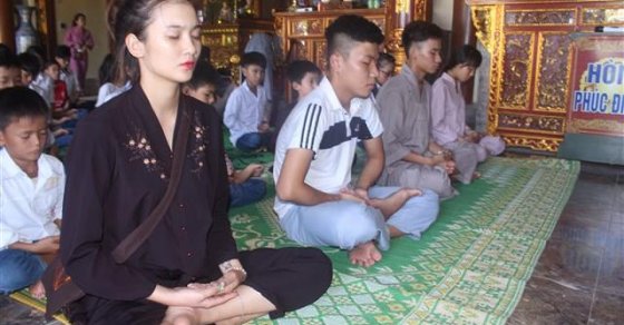Thanh hóa: Khóa tu tuổi trẻ tại chùa Vĩnh Thái 29