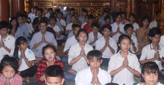 Thanh hóa: Khóa tu tuổi trẻ tại chùa Vĩnh Thái 33