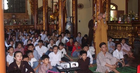 Thanh hóa: Khóa tu tuổi trẻ tại chùa Vĩnh Thái 35