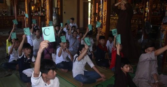 Thanh hóa: Khóa tu tuổi trẻ tại chùa Vĩnh Thái 38