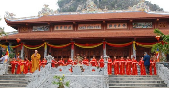 Thanh Hóa: Lễ khánh thành, và Khai hội Quan Âm chùa Vĩnh Thái 74